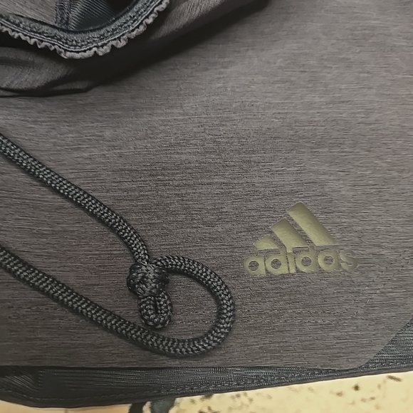 Adidas Mens Medium Elastic Waist Drawstring Athletic Shorts Steel Grey - Picture 4 of 13